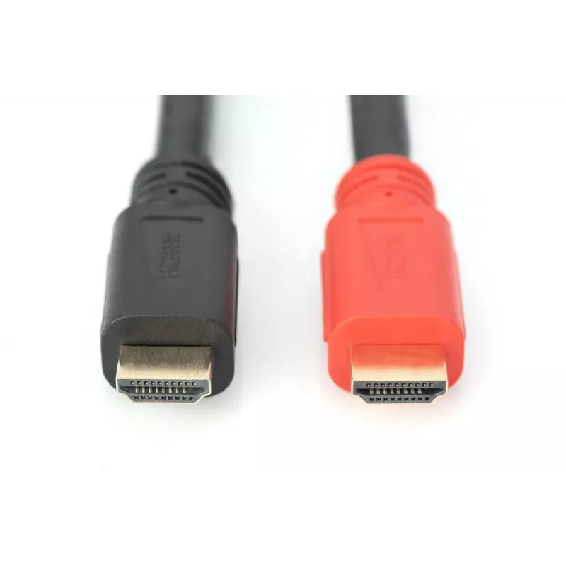 DIGITUS HDMI laidas 10 m Ultra HD 24p su signalo stiprintuvu