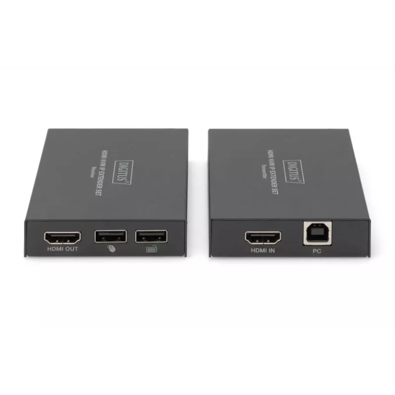 AV siųstuvas ir imtuvas, Digitus HDMI KVM IP Extender rinkinys, 1920 x 1200 pikselių, 150 m