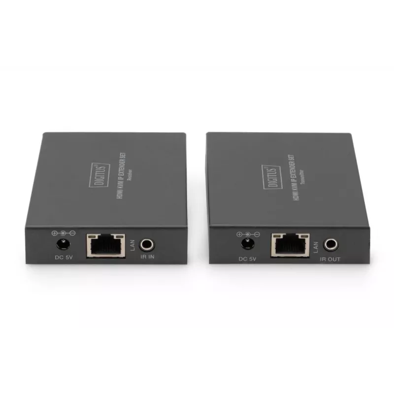 AV siųstuvas ir imtuvas, Digitus HDMI KVM IP Extender rinkinys, 1920 x 1200 pikselių, 150 m