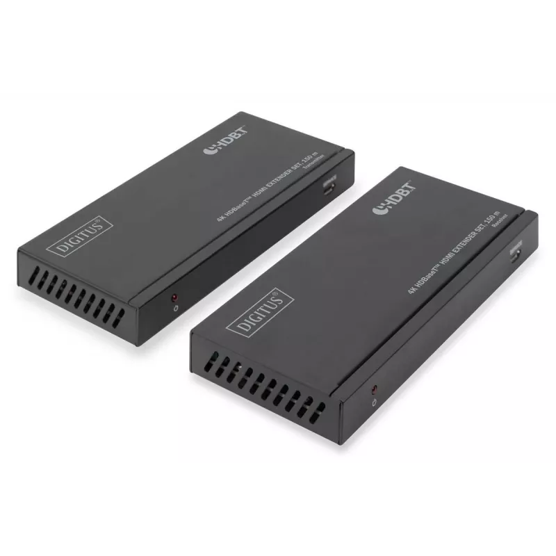 DIGITUS HDBaseT HDMI prailgintuvų rinkinys 150m 4K/60Hz 18 Gbps YUV 444 HDR