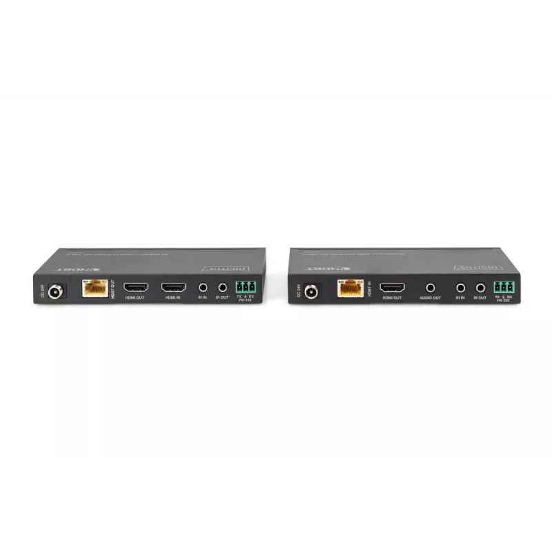 DIGITUS HDBaseT HDMI prailgintuvų rinkinys 150m 4K/60Hz 18 Gbps YUV 444 HDR