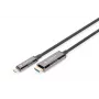 DIGITUS USB-C į HDMI AOC FO adapterio kabelis, HDMI 2.0, 4K@60Hz, 20 m