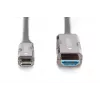 DIGITUS USB-C į HDMI AOC FO adapterio kabelis, HDMI 2.0, 4K@60Hz, 20 m