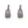DIGITUS 4K - HDMI AOC hibridinis šviesolaidinis laidas su 30 m nuimamu kištuku