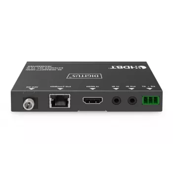 DIGITUS 4K HDBaseT prailgintuvų rinkinys 70 m PoC RS232 IR juodas