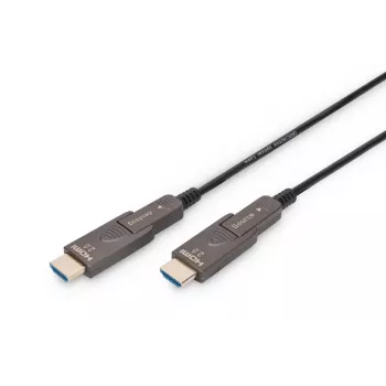 DIGITUS 4K HDMI AOC hibridinis šviesolaidinis kabelis su nuimamu kištuku, 20 m