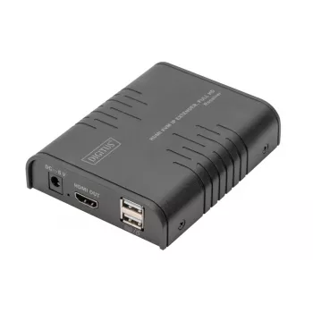 Digitus HDMI KVM IP išplėtimo imtuvas Full HD laidinis 120 m USB