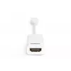 DIGITUS ASSMANN DisplayPort adapterio laidas, mini DP - HDMI A tipas M/F, 15 cm, DP 1.1a suderinamas, CE, baltas
