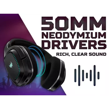 AUSINĖS ACER PREDATOR GALEA 550 – STEREO – BELAIDĖS