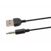Equip Stereo 2.0 garsiakalbis, 2.0 kanalai, laidinis, 3 W, 80 - 20 Hz, 40 Ω, juoda, balta