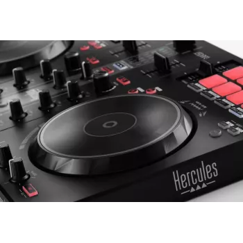 Hercules INPULSE 300 MK2 Vinyl Skrečeris Juodas, Raudonas