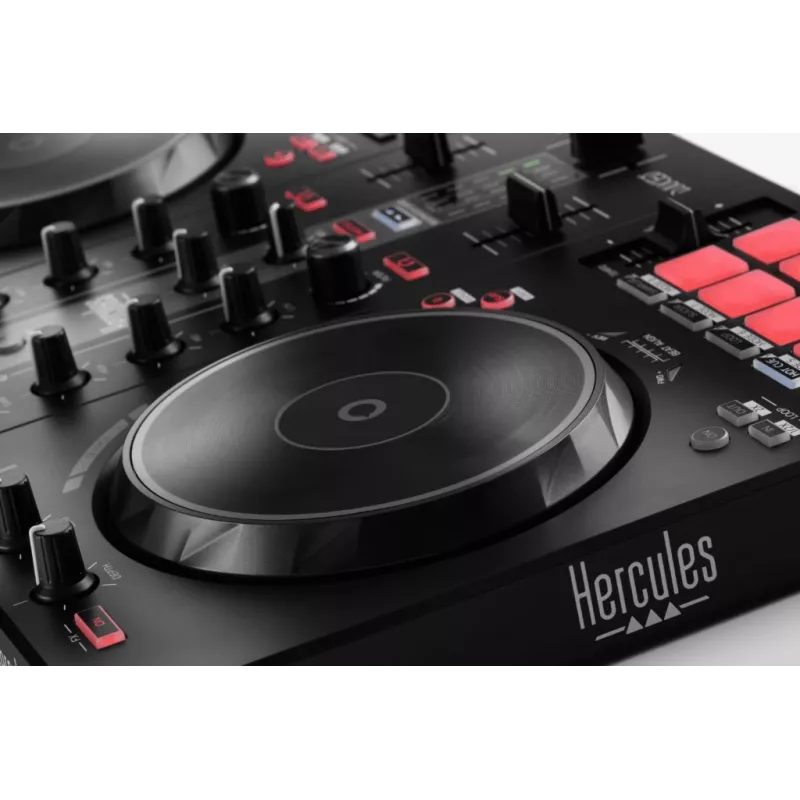 Hercules INPULSE 300 MK2 Vinyl Skrečeris Juodas, Raudonas