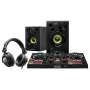 Hercules DJLearning rinkinys su skaitmenine viniline sistema (DVS) ir grandikliu, juodas