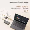 ASUS USB-C Mini Dock, laidas, USB 3.2 Gen 2 (3.1 Gen 2) Type-C, juoda