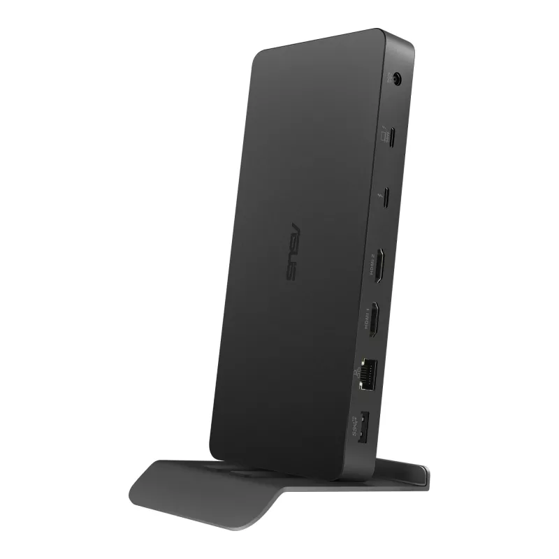 Dokavimo stotelė ASUS DC500 Thunderbolt 4 Triple 4K, 150W PD, 3 ekranai, 2x HDMI 2.1, 2x USB‑A, 2x USB2.0, RJ‑45, MicroSD