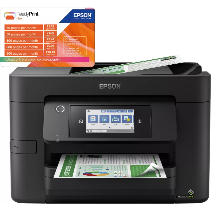 Epson WorkForce Pro WF-4820DWF rašalinis daugiafunkcis įrenginys A4, 4800 x 2400 DPI, 25 ppm, Wi-Fi