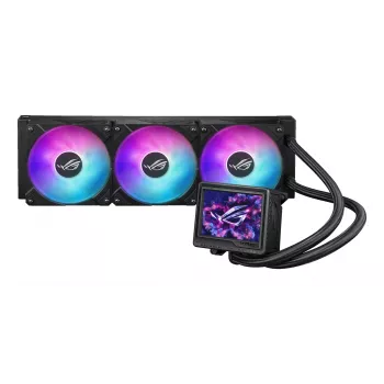 ASUS ROG Ryujin III 360 ARGB Extreme viskas viename skystas aušintuvas 360 mm radiatorius 12 cm ventiliatoriai juodas