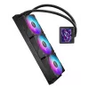 ASUS ROG Ryujin III 360 ARGB Extreme viskas viename skystas aušintuvas 360 mm radiatorius 12 cm ventiliatoriai juodas