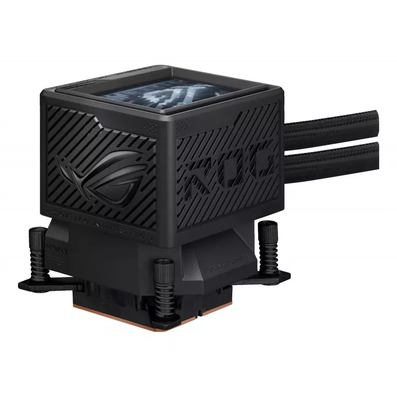 ASUS ROG Ryujin III 360 ARGB Extreme viskas viename skystas aušintuvas 360 mm radiatorius 12 cm ventiliatoriai juodas