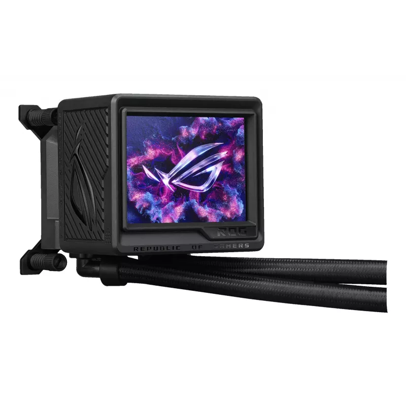 ASUS ROG Ryujin III 360 ARGB Extreme viskas viename skystas aušintuvas 360 mm radiatorius 12 cm ventiliatoriai juodas