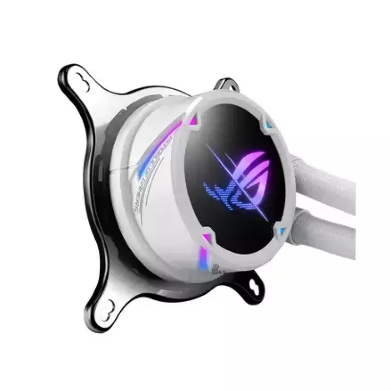 ASUS ROG STRIX LC II 240 ARGB procesoriaus skystinis aušintuvas 120 mm Baltas