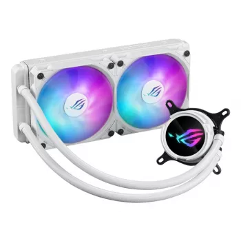 ASUS ROG Strix LC III 240 ARGB White Edition skystas aušinimo komplektas 12 cm
