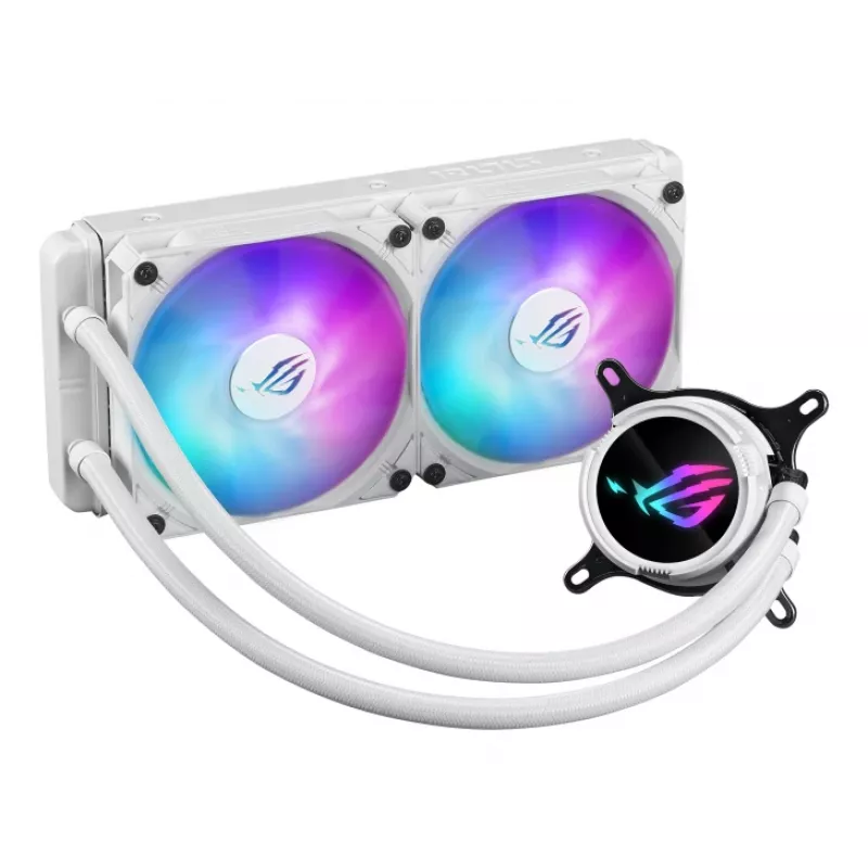 ASUS ROG Strix LC III 240 ARGB White Edition skystas aušinimo komplektas 12 cm