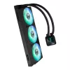 ASUS Prime LC 360 ARGB vandens aušintuvas 360 mm, 3x120 mm ventiliatoriai, ARGB apšvietimas, juodas