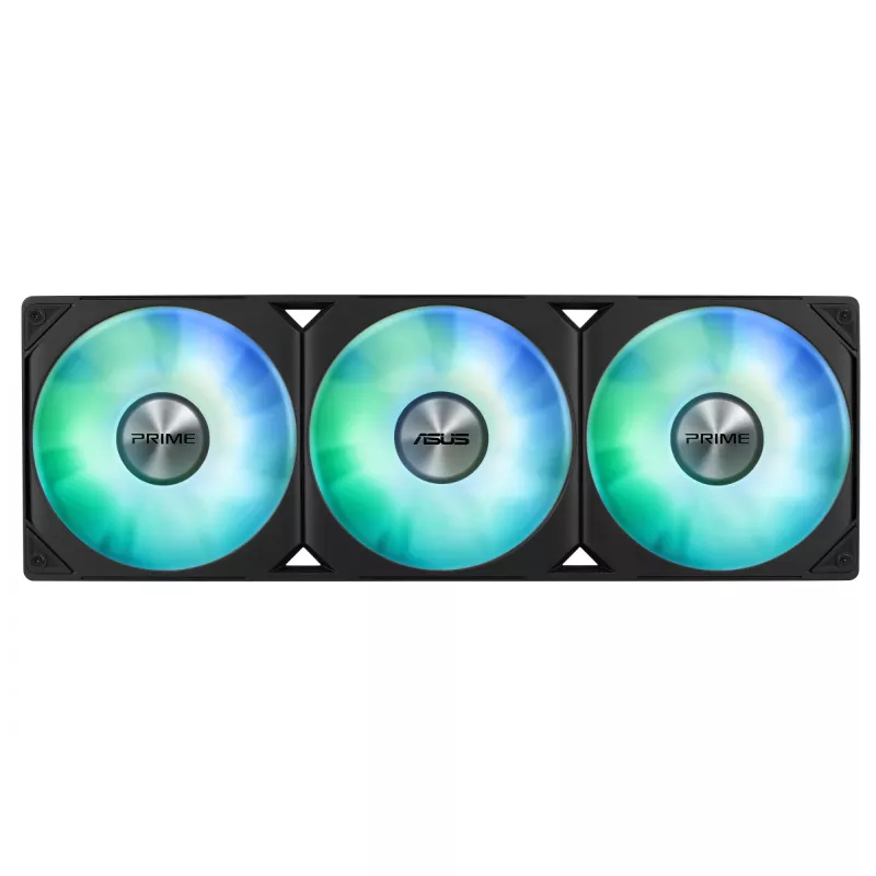 ASUS Prime LC 360 ARGB vandens aušintuvas 360 mm, 3x120 mm ventiliatoriai, ARGB apšvietimas, juodas
