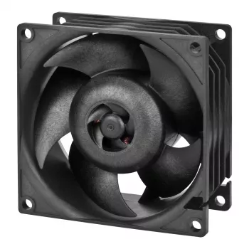 ARCTIC S8038-10K - 80 mm serverinis ventiliatorius, 8 cm, 173,3 m³/h, juodas