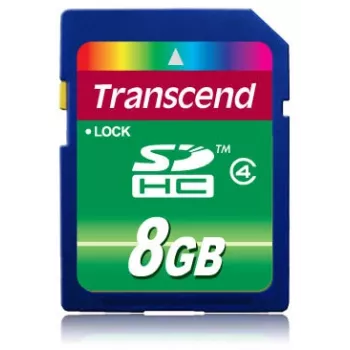 TRANSCEND SDHC 8GB Class 4 atminties kortelė