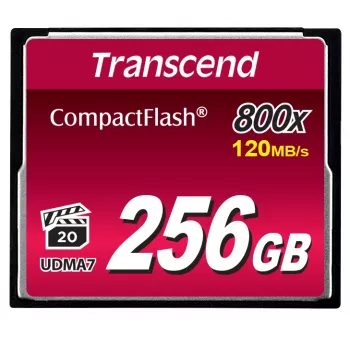 TRANSCEND CompactFlash 800 256GB 800x Premium