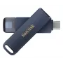 WESTERN DIGITAL SanDisk Phone Drive iPhone - 128GB USB atmintukas - USB-C/Lightning - Metallic Sky Blue