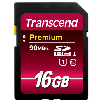 Flash atmintis Transcend 16 GB SDHC UHS-I TS16GSDU1