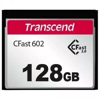 TRANSCEND CFast 2.0 CFX602 128GB SATA III MLC NAND Flash atminties kortelė