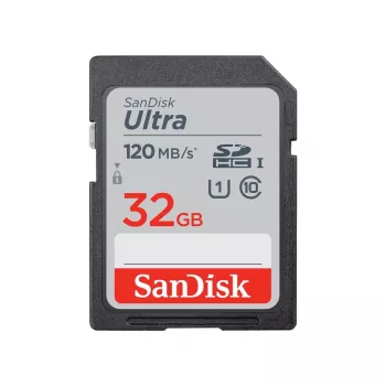 WESTERN DIGITAL SanDisk Ultra 32GB SDHC atminties kortelė Class 10 UHS-I 120MB/s 3 vnt. (SDSDUN4-032G-GN6IM)