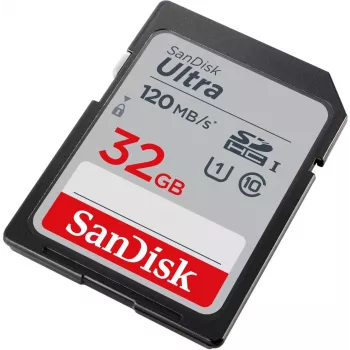 WESTERN DIGITAL SanDisk Ultra 32GB SDHC atminties kortelė Class 10 UHS-I 120MB/s 3 vnt. (SDSDUN4-032G-GN6IM)