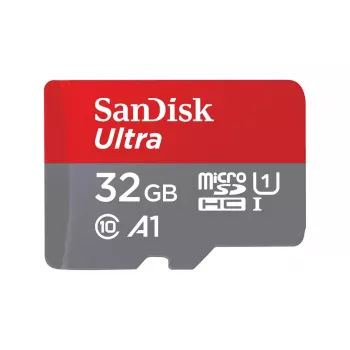 WESTERN DIGITAL SanDisk 32GB Ultra micro SDHC + SD adapterius 120MB/s A1 CL 10 UHS-I planšetėms