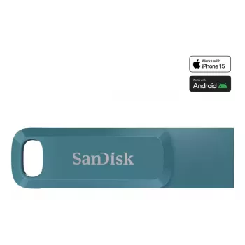 WESTERN DIGITAL SanDisk Ultra Dual Drive Go - 1TB USB atmintukas - USB-C / USB-A - Navagio Bay
