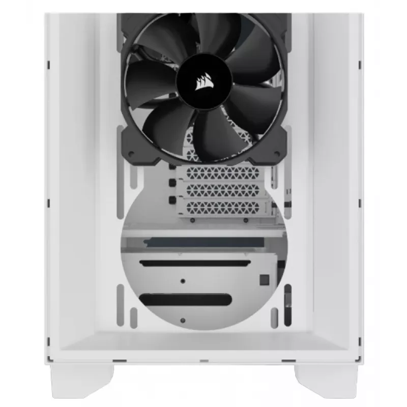 CORSAIR 3000D AIRFLOW - vidutinio bokšto korpusas - baltas