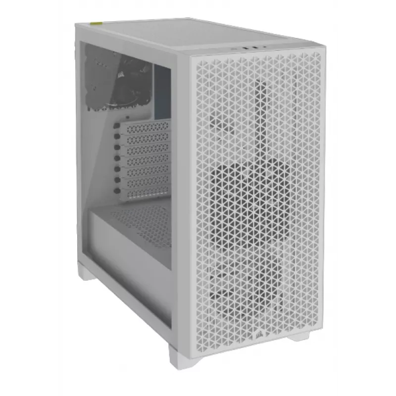 CORSAIR 3000D AIRFLOW - vidutinio bokšto korpusas - baltas