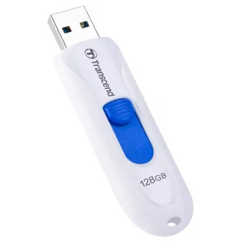 TRANSCEND JetFlash 790W 64GB USB atmintukas – USB 3.1 – Baltas