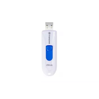 TRANSCEND JetFlash 790W – 256GB USB atmintukas – USB 3.1 – Baltas