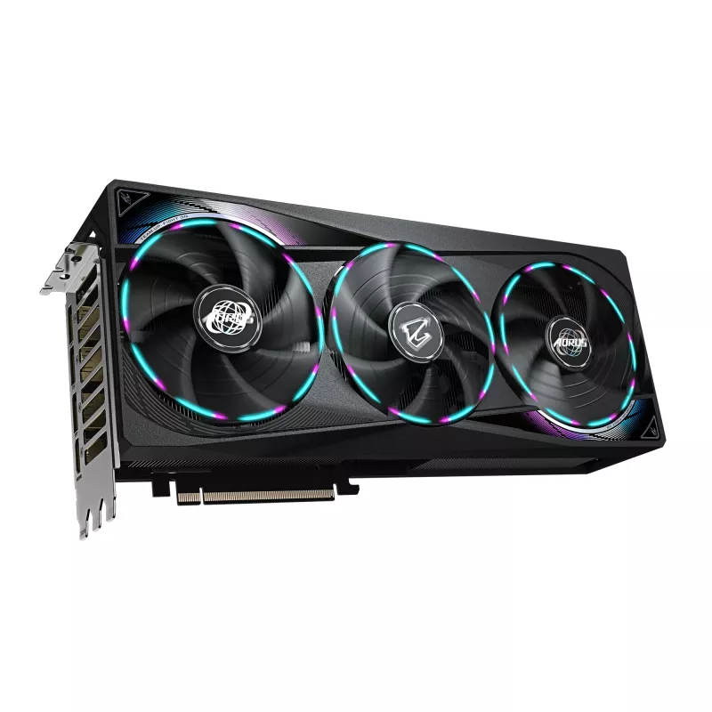 GIGABYTE AORUS GeForce RTX 5070 MASTER 12G vaizdo plokštė – 12 GB GDDR7, 192 bit, PCI-E 5.0, 2715 MHz branduolio dažnis, 3× DP 2.1a, 1× HDMI 2.1b, NVIDIA DLSS 4, GV-N5070AORUS M-12GD