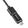 SHARKOON USB 3.2 Gen 1 3 prievadų aliumininis USB centras + Ethernet juodas