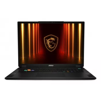 Nešiojamas kompiuteris MSI Stealth 18 HX AI A2XWIG-042 Intel Core Ultra 9 275HX 45,7 cm (18 inch) UHD+ 64 GB DDR5-SDRAM 2 TB SSD NVIDIA GeForce RTX 5080 Wi-Fi 7 Windows 11 Pro Juoda