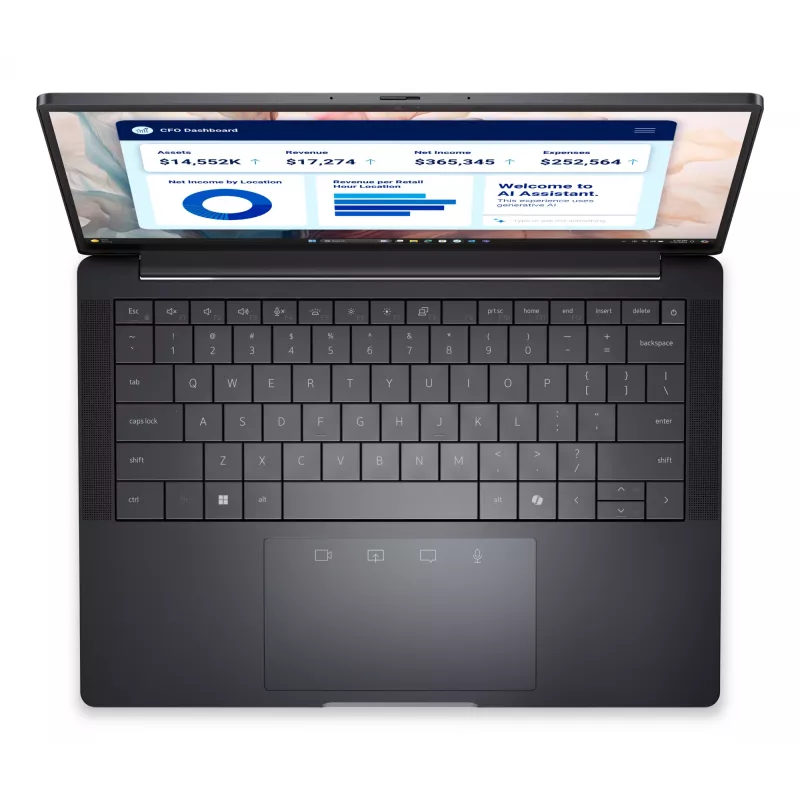 Nešiojamas kompiuteris DELL Pro 13 Premium PA13250 13.3 col. Intel Core Ultra 7 16GB 512GB Intel Arc Windows 11 Pro
