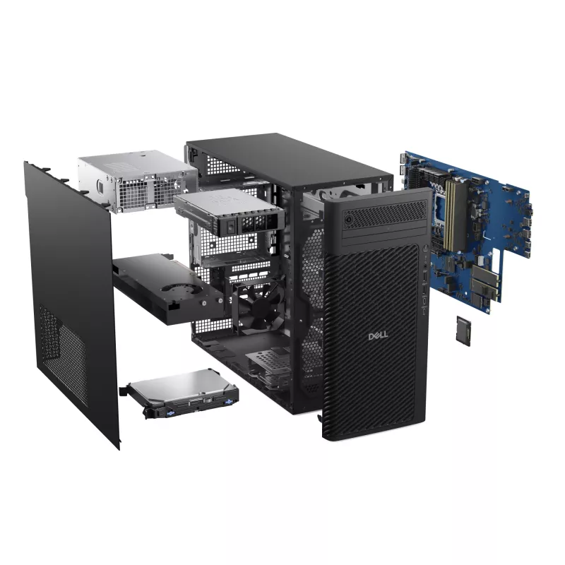 DELL Pro Max FCT2250 T2 Intel Core Ultra 7 265 16 GB DDR5-SDRAM 512 GB SSD Windows 11 Pro stalinis kompiuteris juodas