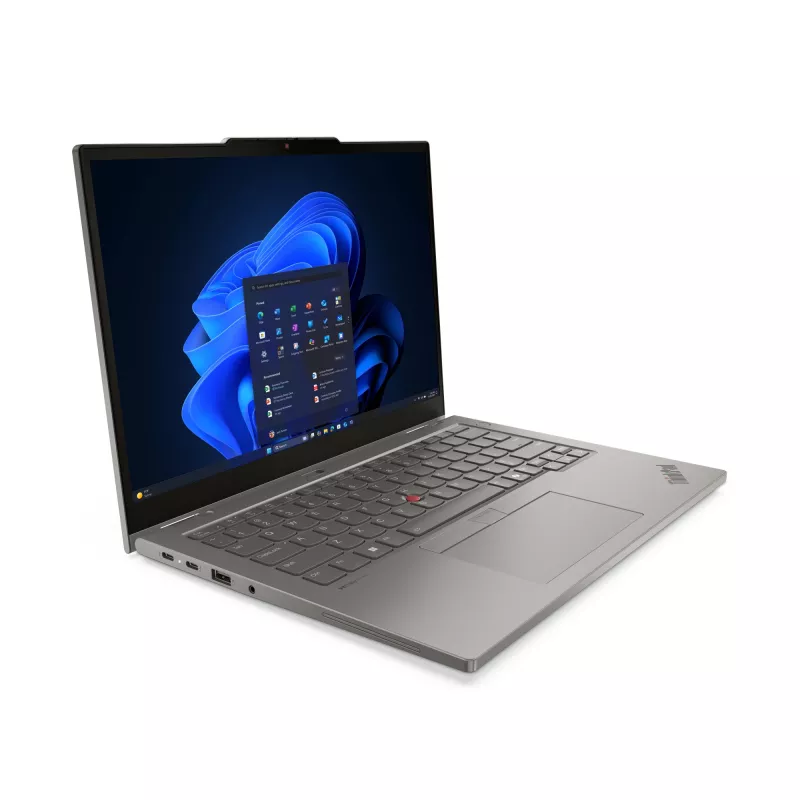 Hibridinis 2-in-1 nešiojamas kompiuteris Lenovo ThinkPad L13 Gen 6 — Intel Core Ultra 5 225U, 13,3 colio WUXGA jutiklinis, 16GB LPDDR5x, 512GB SSD, Windows 11 Pro, Pilka