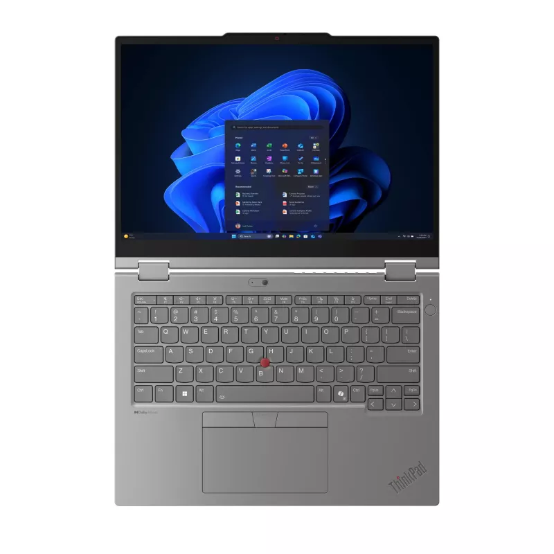 Hibridinis 2-in-1 nešiojamas kompiuteris Lenovo ThinkPad L13 Gen 6 — Intel Core Ultra 5 225U, 13,3 colio WUXGA jutiklinis, 16GB LPDDR5x, 512GB SSD, Windows 11 Pro, Pilka